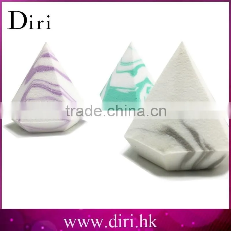 diamond shape makeup sponge puff latex free diamond makeup blender sponge