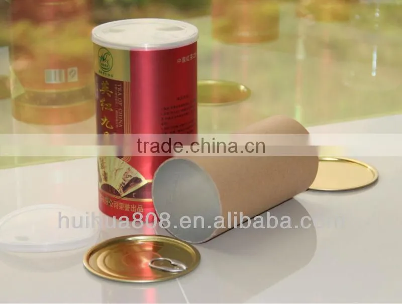 Paper cylinder,round tube packaging with lid