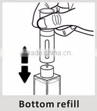 Hot sell aluminum portable twist perfume atomizer
