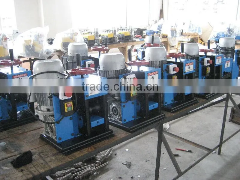 2014 Hot sale HW-001 copper scrap /automatic wire stripper /stripper of electric cable in cable making equipment