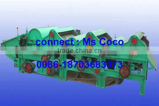 Two/Three /four/five rollers clothes Textile Tearing Machine/cotton/textile waste tearing machine/0086-18703683073