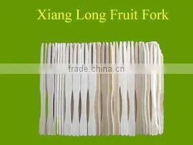 Wooden fruit pick/fork with unique wood aroma