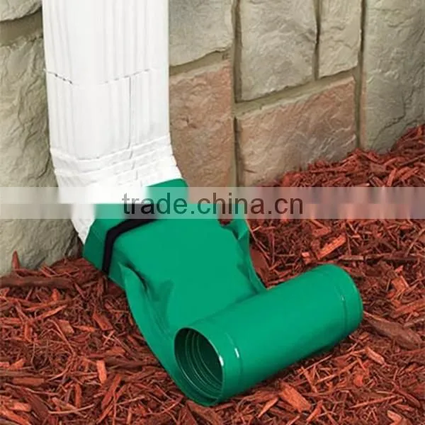 PVC Rain drain downspout diverter
