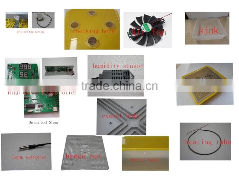 Hot sale 288 quail egg mini incubator price in ChinaWQ-72