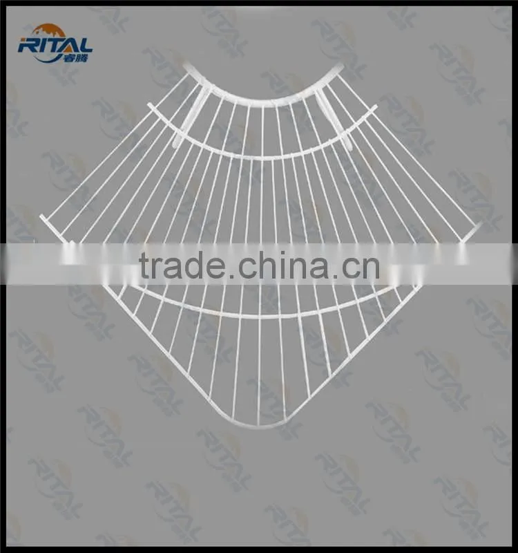 Elegant White Metal Display Racks