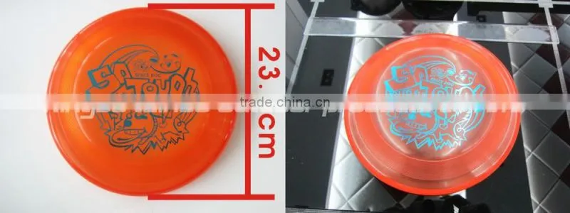 155g orange best quality dog frisbee
