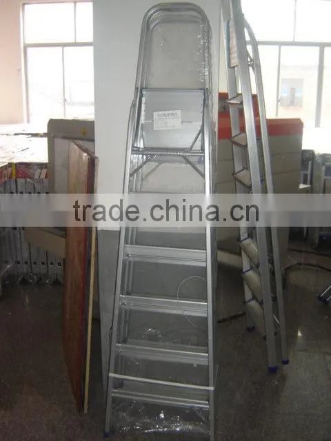 4-10 steps household ladder step ladder aluminum ladder EN131