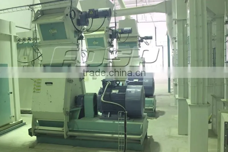 Animal feed production line feed plant project 15tph for cow and sheep