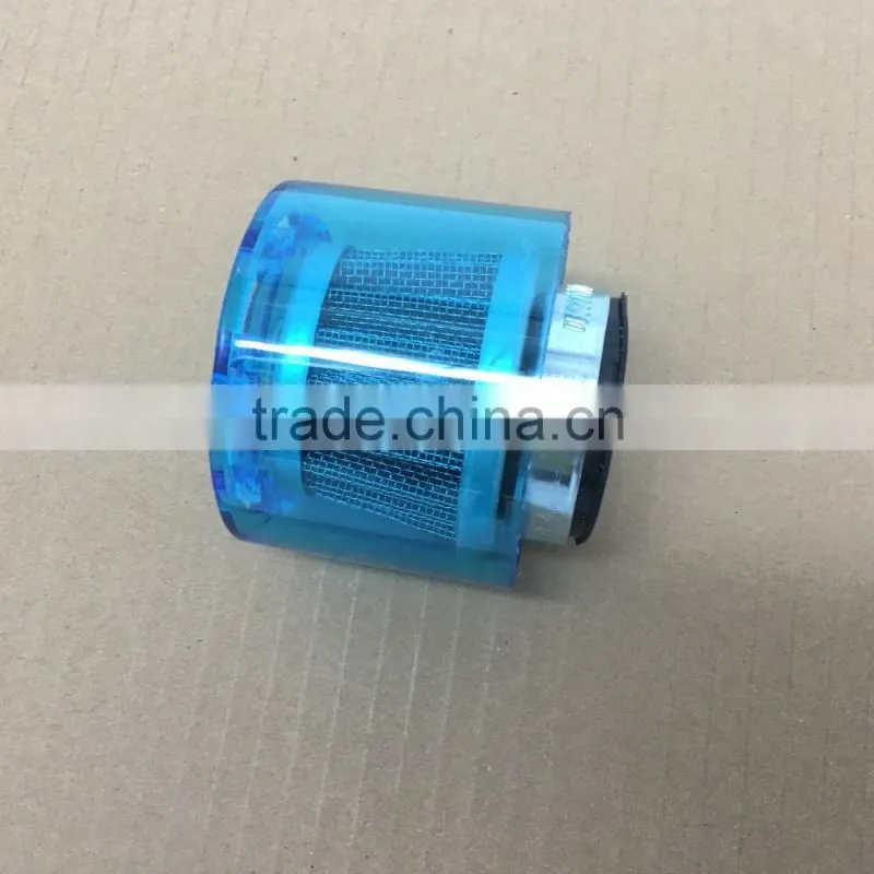 Air Filter Air Box 35mm Straight For Shielded Cone Chinese Scooter 4 Stroke 50cc Blue
