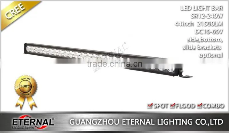 240W 44" offroad light bar 4x4 high power SUV ATV UTV roof bar light dune buggy police led work lamp