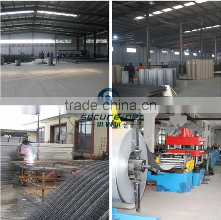high security easy installation anti-cut prison steel fence 358 high density mesh fence