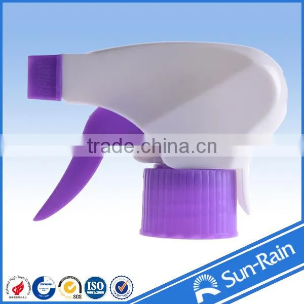 ISO9001 yuyao china plastic PP 28/410 28/410 red trigger sprayer