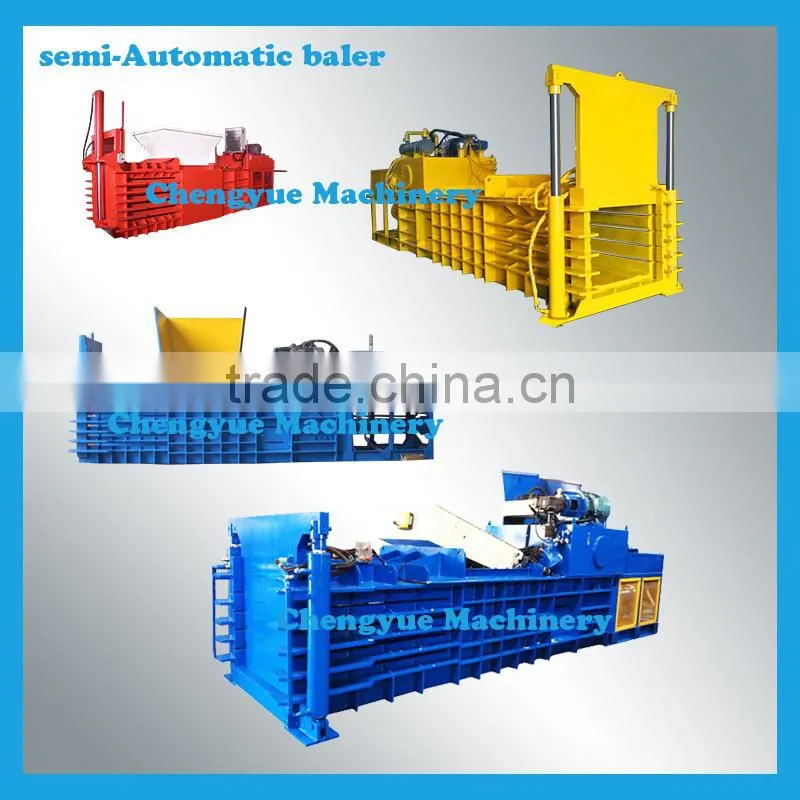 cardboard baling press machine PET bottles Baling Machine
