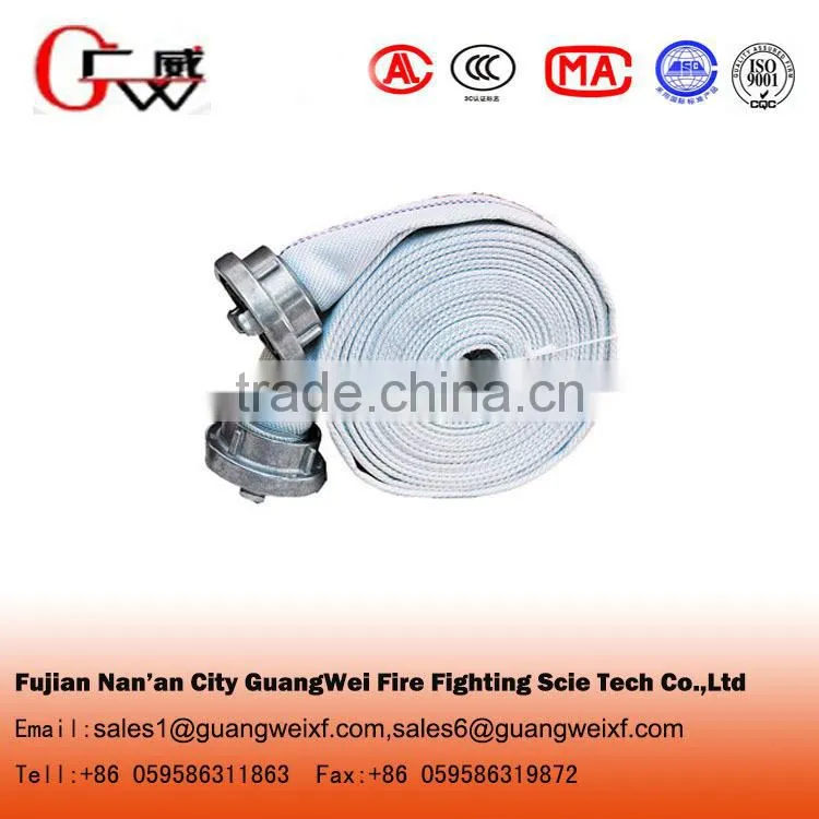 Fire hydrant hose fire hose fabric with spray jet fire hose nozzle