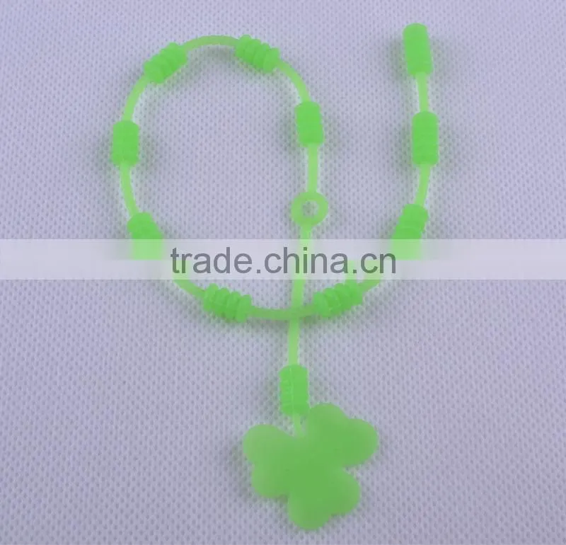 Newest beaded silicone fashionable necklaces silica gel necklace 2013 new design necklace fashion