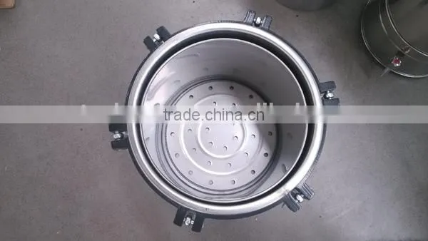 Stainless steel portable dental autoclave