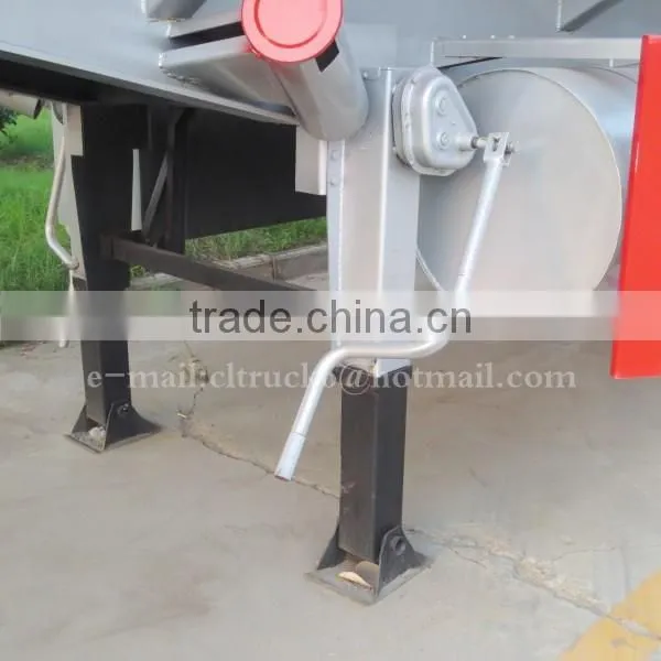 CLW 3 Axles Stainless Steel Oil Semi Trailer 42000L