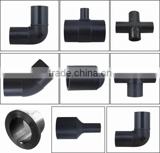 PN16 HDPE pipe fittings threaded PE