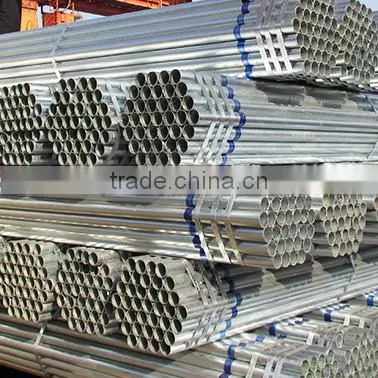 3"3.0mm Hot dip galvanized round steel pipes tubes hollow sections