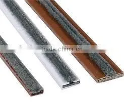 Graphite based fire rated seal strip for fire door