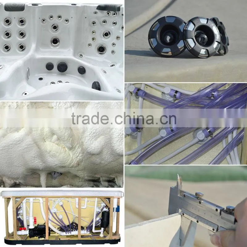 2016 hot sale model for family design rectangular steel metal frame swimming pool