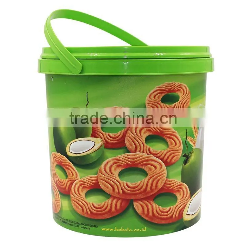 400g Custom IML Plastic Cracker Container,Manufacturer of Plastic IML Packaging Products