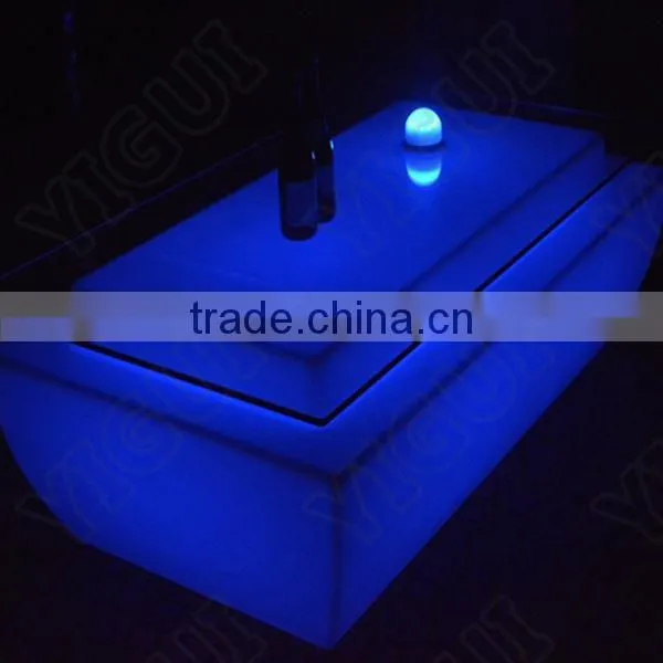 Interactive bar table system to make your table become led bar table, the pub bar counter