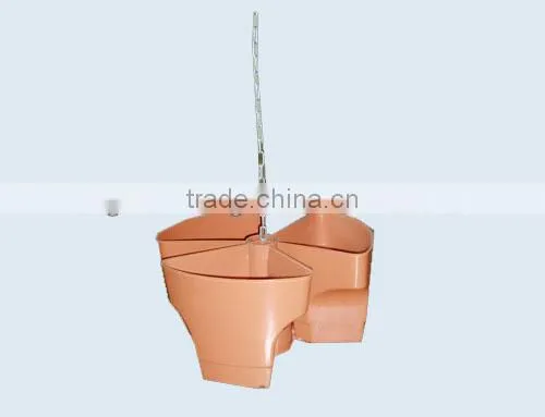 stackable plastic garden pots
