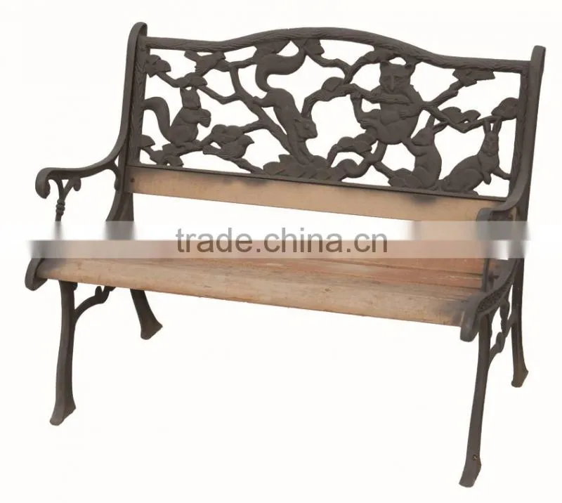 Trade Assurance garden Furniture antique cast iron bench supplier