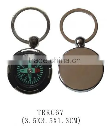 Hot sale PU leather custom logo gift metal keychain
