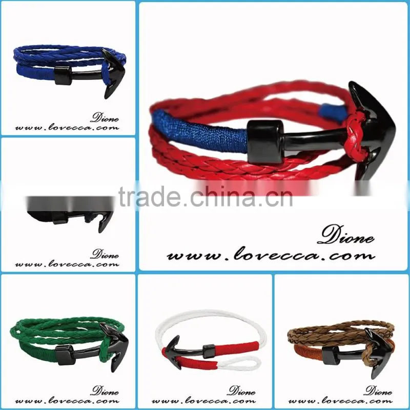 nautical bracelet rope anchors bracelet marine for men / women