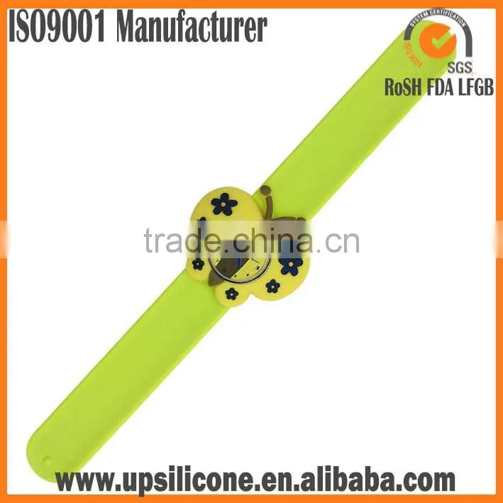 silicone slap heart rate watch