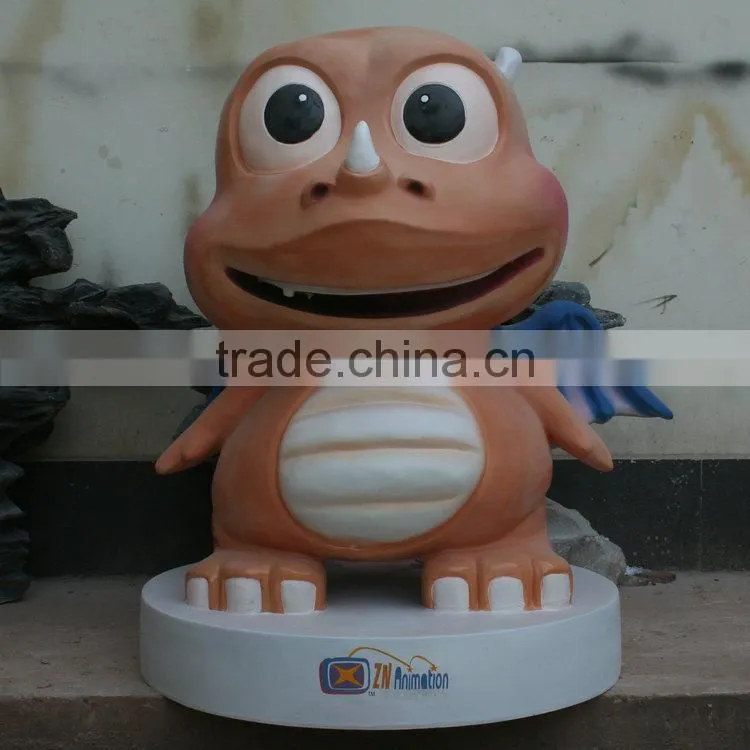 Fiberglass animal cartoon mascot