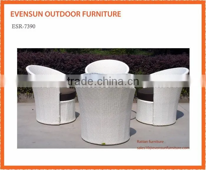 Outdoor Furniture General Use and Garden Set Specific Use rattan outdoor round table set