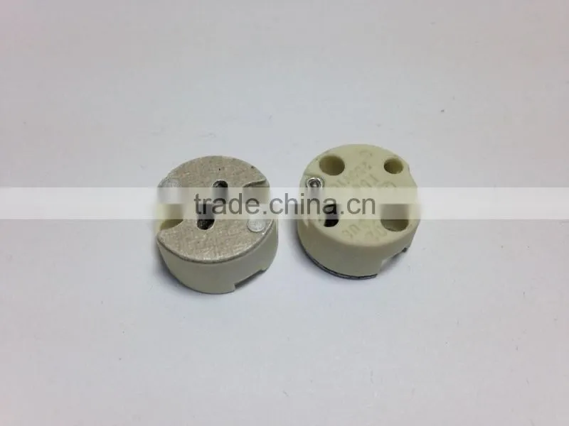 halogen Hot plug porcelain gu10 lampholder for led bulb