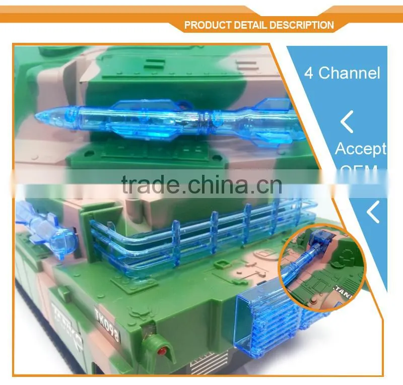 Decorations xmas Toys for kids 2015 RC Tank 1 10