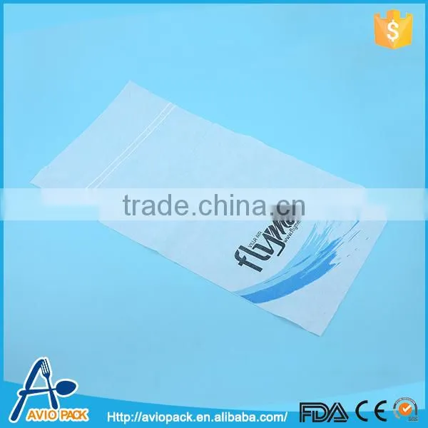 Custom healthy white non woven disposable airplane headrest cover