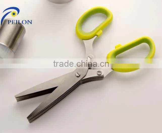 Chopped Green Onion Scissors Stainless Steel Meat Cutting Scissors