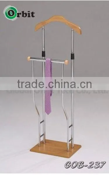 High quality New Design modern wooden metal suit valet stand