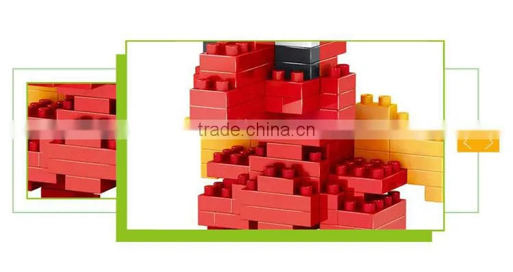 Most popular diy animal children's play toy deformed 3d building blocks