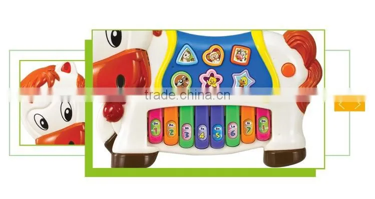 Most popular plastic musical battery operated keyboard piano