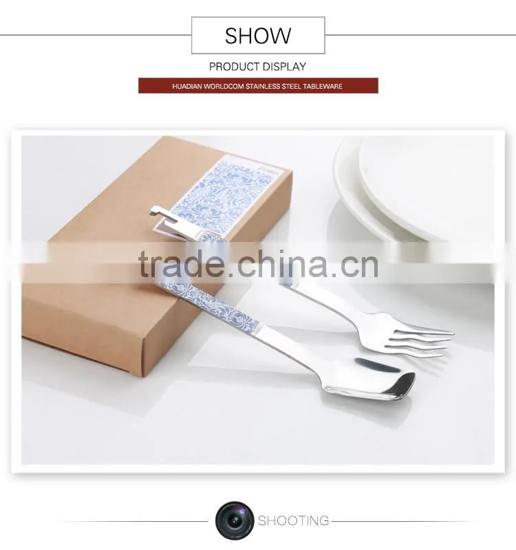 Promotional Fork And Spoon Gift Set With Cheap Price