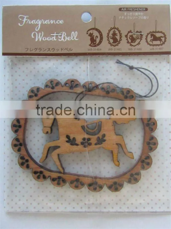 2015 france style Die Cut wooden air freshener