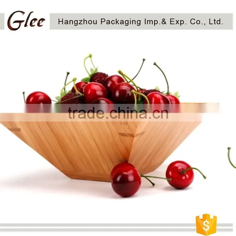 Custum useful eco-friendly bamboo sugar and snacks storage box