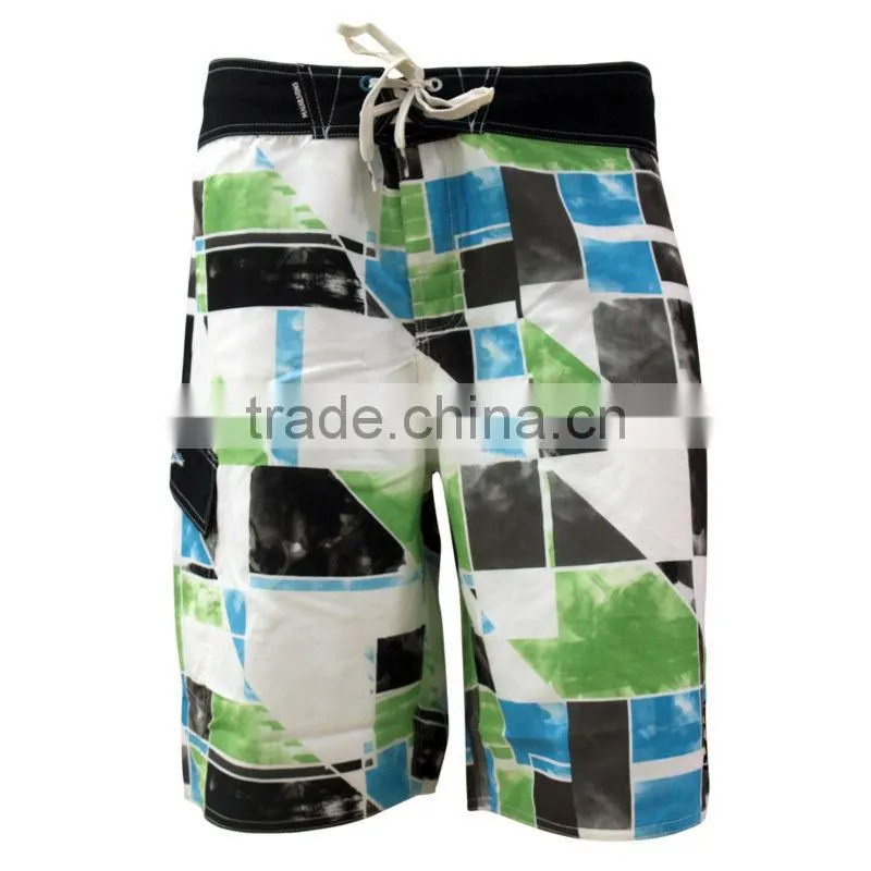 2014 Polyester Custom Stretch Surf Trunks in china