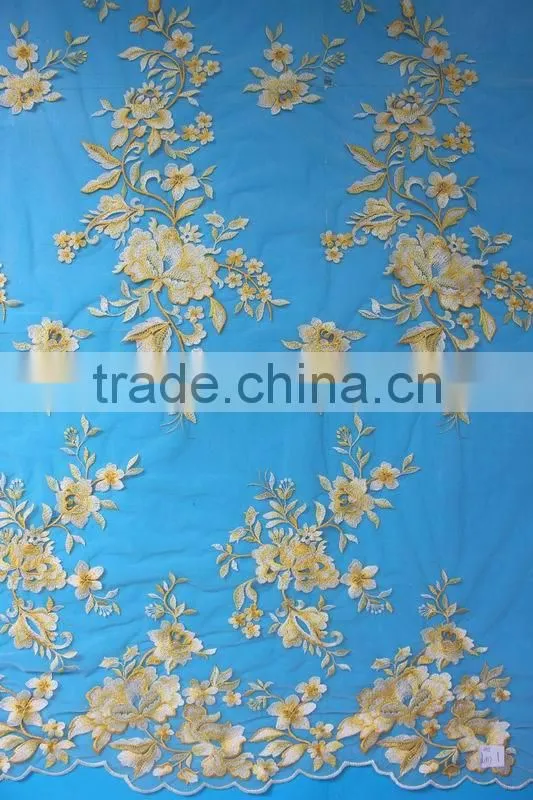 Manufacturer Supplier dubai fashionable lace dress fabric