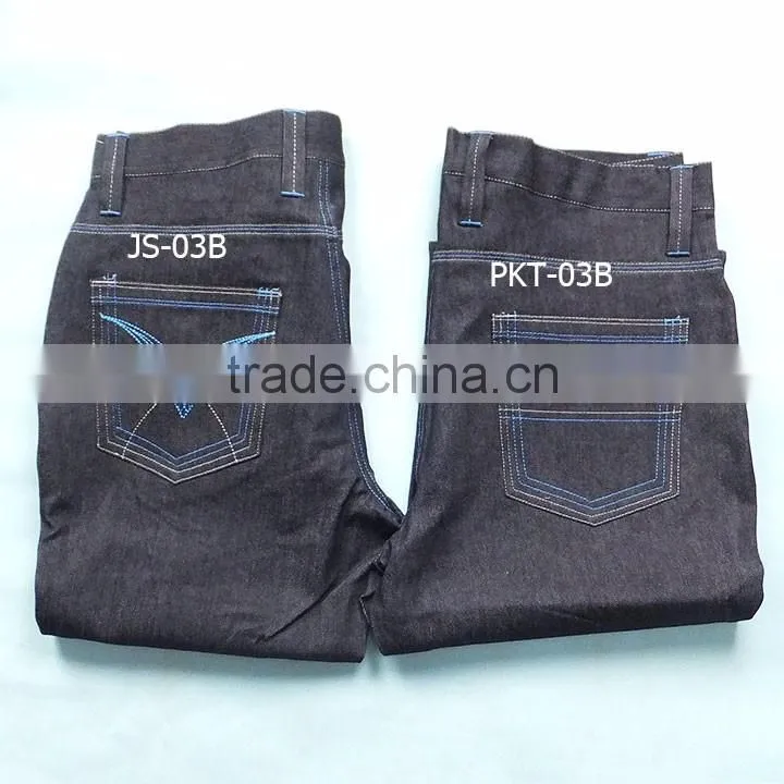 cheap new style stock lot man denim jean garment liquidation