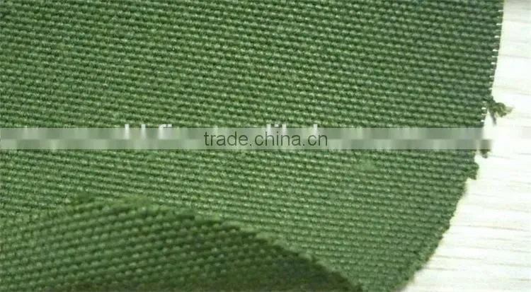 Cheap 100% cotton fabric army green dyed tarmac dyeing