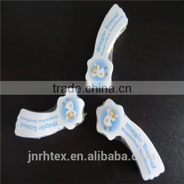 China supplier 100% cotton small compress towel