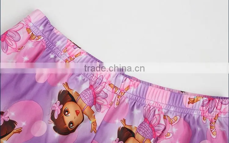 Girls' Knitted printed shorts